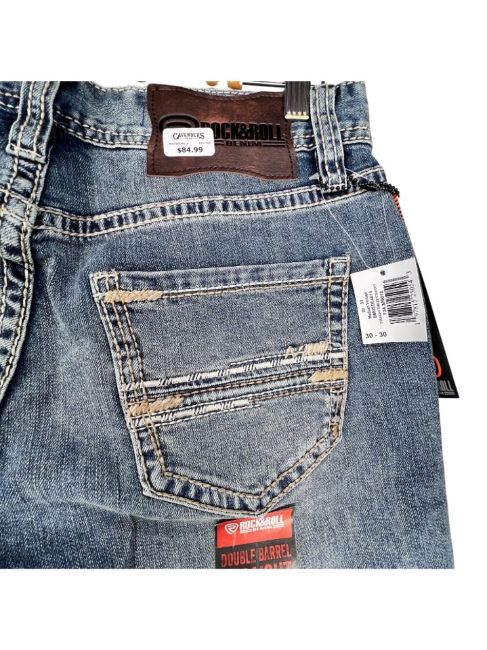 NWT Rock & Roll Jeans Mens Double Barrel Straight Boot 30x30 Relaxed Fit Denim - Picture 4 of 16